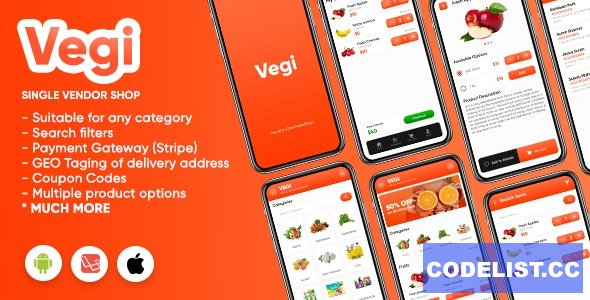 Vegi - The Ultimate Grocery - Food - Milk Ordering app 1 October 2021