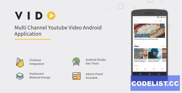 Vido v2.0 - Android Youtube Multi Channel
