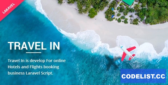 Travelin - Hotel & Air Tickets Booking Laravel Script 17 April 2021