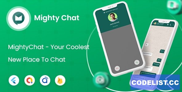 MightyChat v2.4.1 - Chat App With Firebase Backend + Agora.io