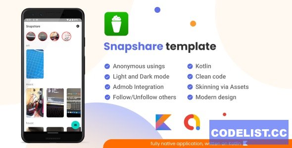 Snapchat-like video story sharing network Snapshare v1.0
