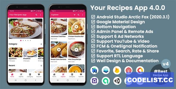 Your Recipes App v4.0.0
