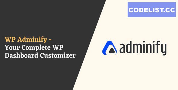 WP Adminify Pro v1.0.9 - Powerhouse Toolkit for WordPress Dashboard