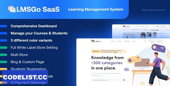LMSGo SaaS v1.9 - Learning Management System 