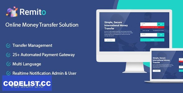 Remito v3.0.2 - Online Money Transfer Solution