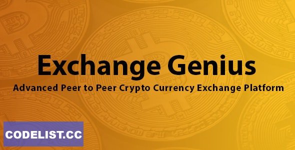 Exchange Genius - Advanced Peer to Peer Crypto Currency Exchange Platform - 12 April 2022