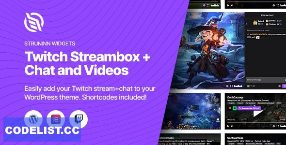 Struninn - Twitch Streambox with Chat and Videos v1.0.0