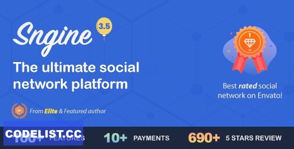 Sngine v3.5 - The Ultimate PHP Social Network Platform - nulled