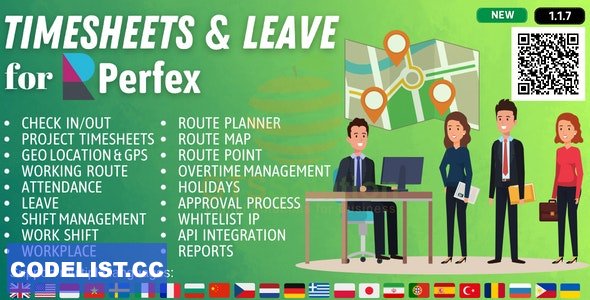 Timesheets and Leave Management module for Perfex CRM v1.1.7