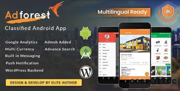 AdForest v3.5 - Classified Native Android App -source code