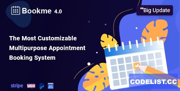 Bookme v4.2.1 - WordPress Appointment Booking Scheduling Plugin