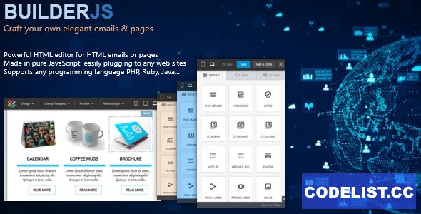 Free Down BuilderJS v5.0.2 – HTML Email & Page Builder – Nulldown.com