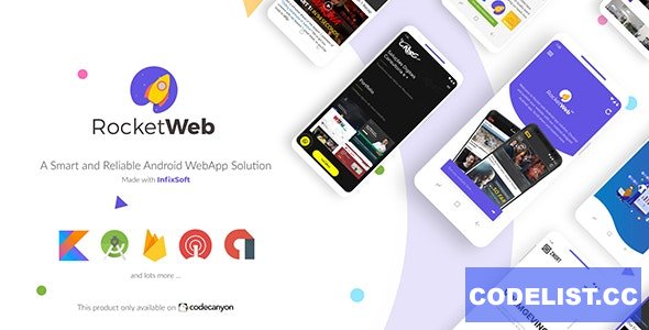 RocketWeb v1.4.4 - Configurable Android WebView App Template