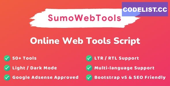 SumoWebTools v1.0.3 - Online Web Tools Script - nulled